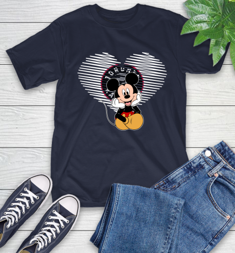 NBA Toronto Raptors The Heart Mickey Mouse Disney Basketball T-Shirt 3