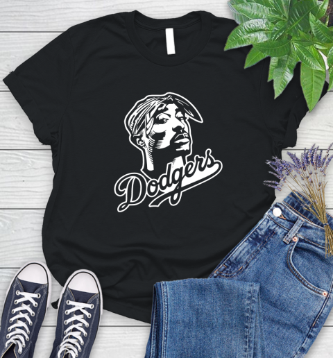 Tupac Dodgers Women's T-Shirt