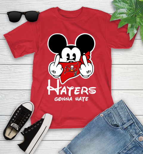 NFL Tampa Bay Buccaneers Haters Gonna Hate Mickey Mouse Disney Football T Shirt_000 Youth T-Shirt 13