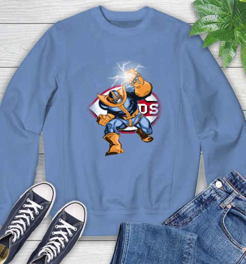 Cincinnati Reds MLB Baseball Thanos Avengers Infinity War Marvel Sweatshirt 11