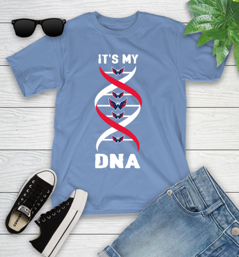 Washington Capitals NHL Hockey It's My DNA Sports Youth T-Shirt 15