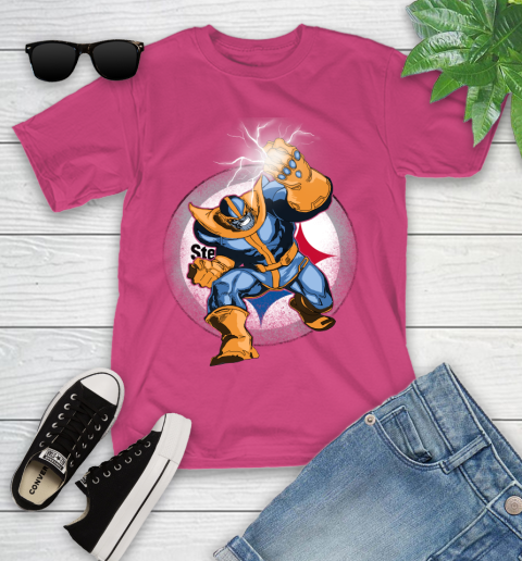 Pittsburgh Steelers NFL Football Thanos Avengers Infinity War Marvel Youth T-Shirt 11