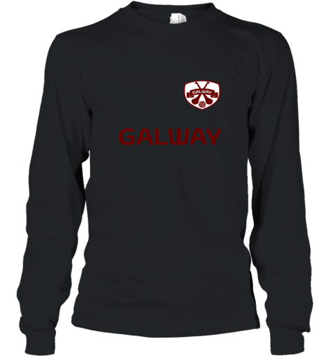 Ireland  County Galway Football and Hurling T Shirt Long Sleeve