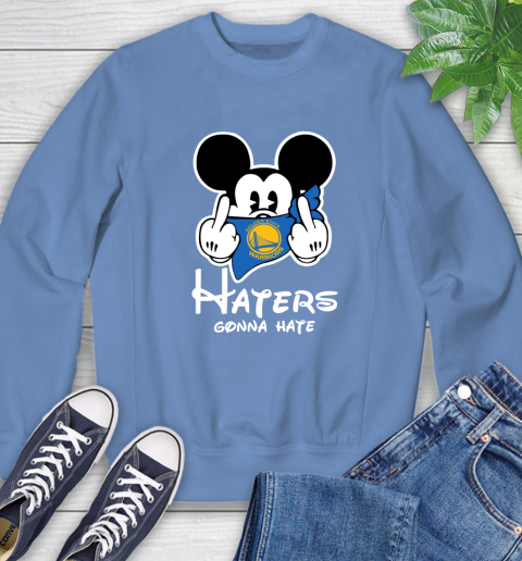 NBA Golden State Warriors Haters Gonna Hate Mickey Mouse Disney Basketball T Shirt Sweatshirt 11