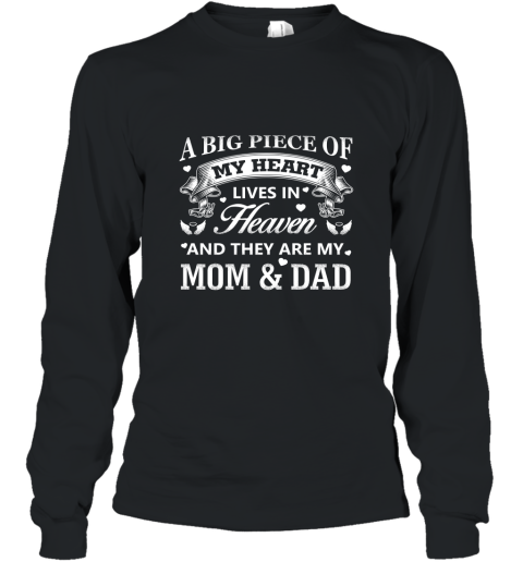 Are Your Mom _ Dad In Heaven T Shirt Gift For Parents Long Sleeve