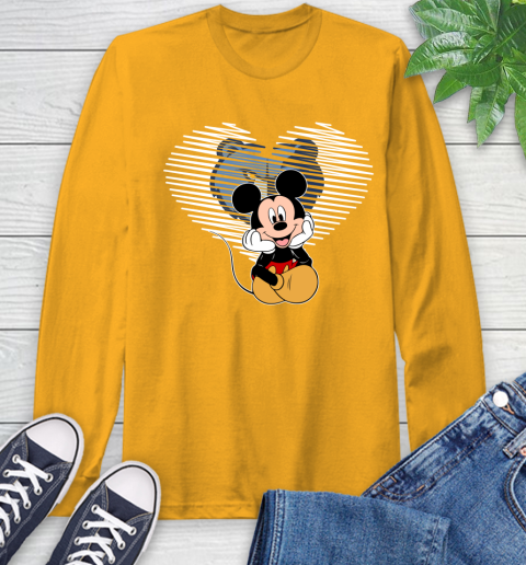 NBA Memphis Grizzlies The Heart Mickey Mouse Disney Basketball Long Sleeve T-Shirt 2
