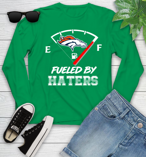 Denver Broncos NFL Football Fueled By Haters Sports Youth Long Sleeve 7