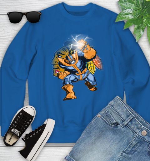 Chicago Blackhawks NHL Hockey Thanos Avengers Infinity War Marvel Youth Sweatshirt 7