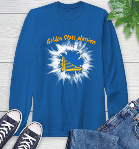 Golden State Warriors NBA Basketball Rip Sports Long Sleeve T-Shirt 10