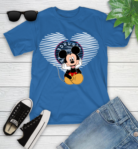 NBA Toronto Raptors The Heart Mickey Mouse Disney Basketball Youth T-Shirt 12
