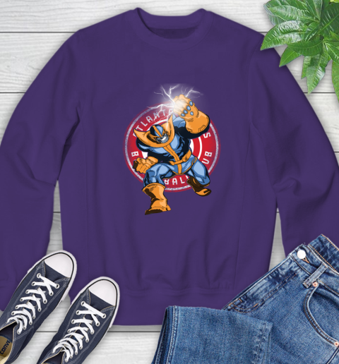 Atlanta Hawks NBA Basketball Thanos Avengers Infinity War Marvel Sweatshirt 4