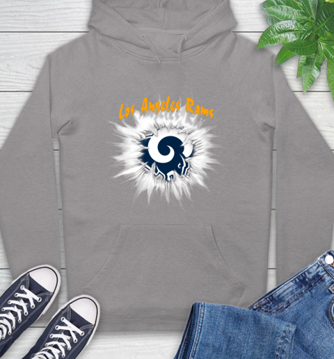 Los Angeles Rams NFL Football Adoring Fan Rip Sports Hoodie 6