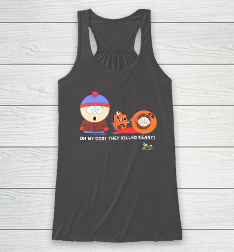 Oh My God They Killed Kenny Shirt South Park Adult Cartoon Racerback Tank 6