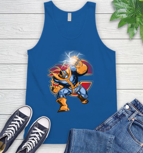 Calgary Flames NHL Hockey Thanos Avengers Infinity War Marvel Tank Top 4