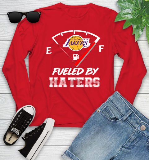 Los Angeles Lakers NBA Basketball Fueled By Haters Sports Youth Long Sleeve 11