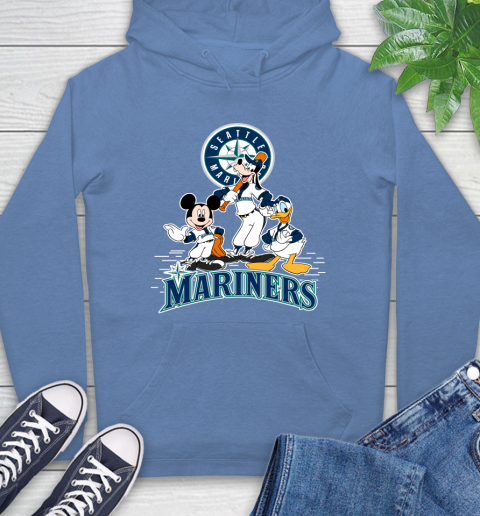 MLB Seattle Mariners Mickey Mouse Donald Duck Goofy Baseball T Shirt Hoodie 11