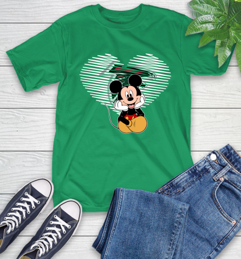 NFL Atlanta Falcons The Heart Mickey Mouse Disney Football T Shirt_000 T-Shirt 7