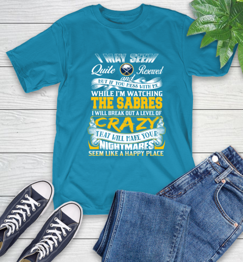 Buffalo Sabres NHL Hockey Don't Mess With Me While I'm Watching My Team T-Shirt 9