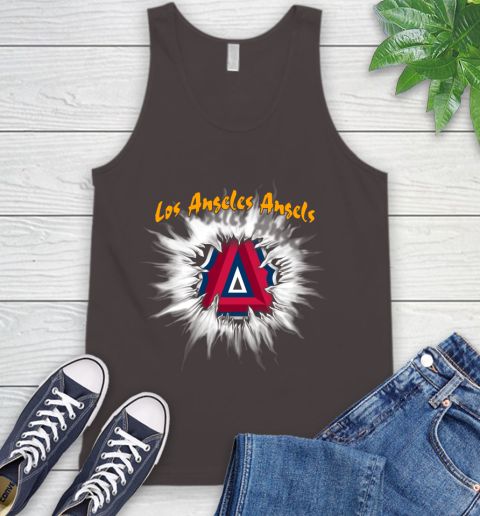 Los Angeles Angels MLB Baseball Adoring Fan Rip Sports Tank Top 6