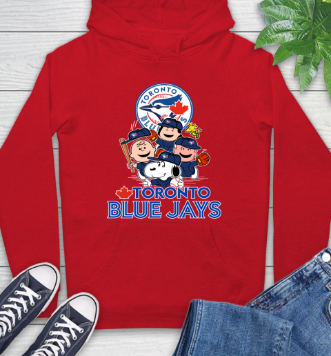 MLB Toronto Blue Jays Snoopy Charlie Brown Woodstock The Peanuts Movie Baseball T Shirt_000 Hoodie 10