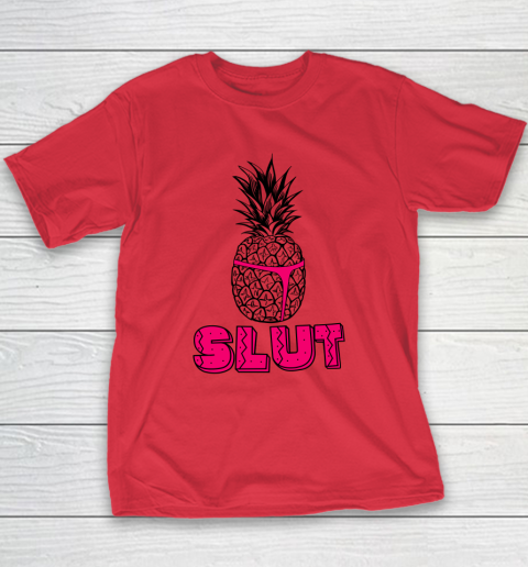 Pineapple Slut Youth T-Shirt 7