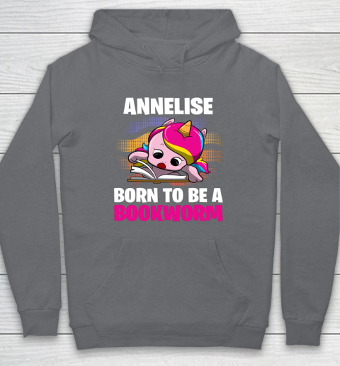 Annelise Born To Be A Bookworm Unicorn Hoodie 3