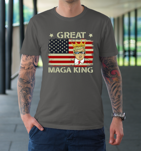 The Great Maga King Funny Donald Trump Maga King T-Shirt 6