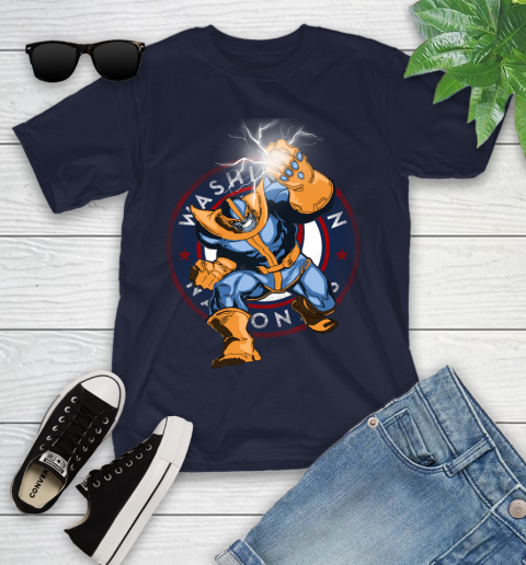 Washington Nationals MLB Baseball Thanos Avengers Infinity War Marvel Youth T-Shirt 2