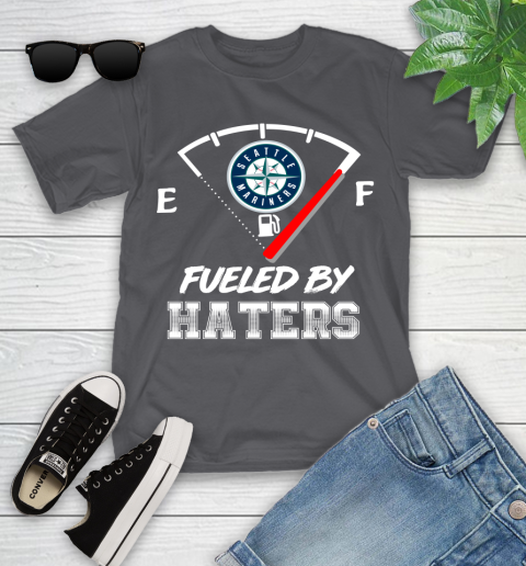 Seattle Mariners MLB Baseball Fueled By Haters Sports Youth T-Shirt 6