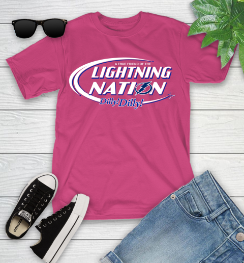 NHL A True Friend Of The Tampa Bay Lightning Dilly Dilly Hockey Sports Youth T-Shirt 11