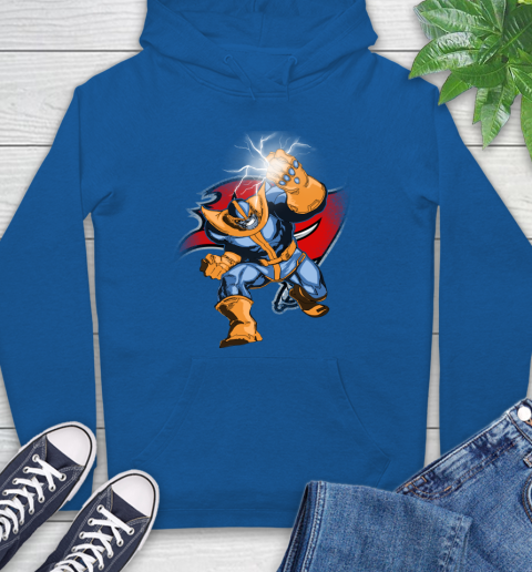 Tampa Bay Buccaneers NFL Football Thanos Avengers Infinity War Marvel Hoodie 9