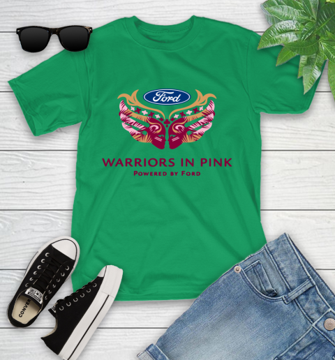 Ford cares warriors in pink Youth T-Shirt 3