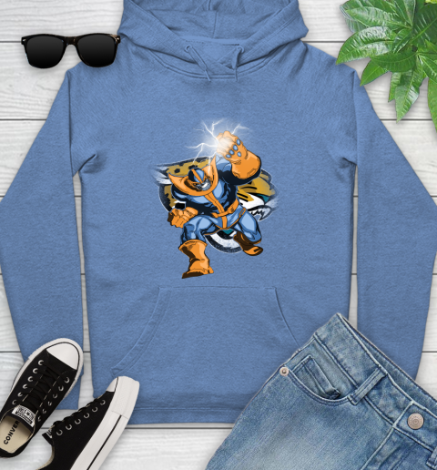 Jacksonville Jaguars NFL Football Thanos Avengers Infinity War Marvel Youth Hoodie 13