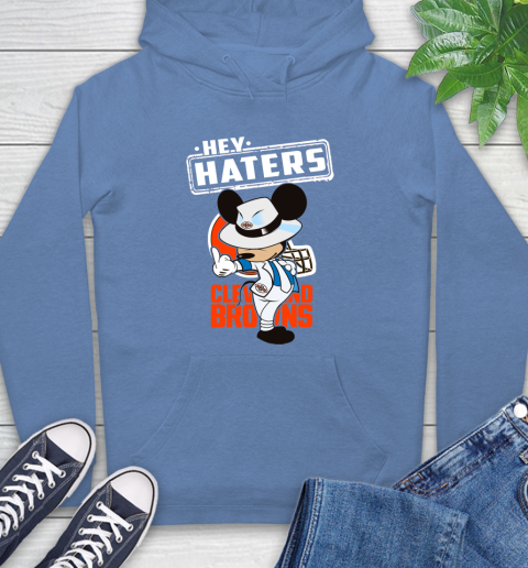 NFL Hey Haters Mickey Football Sports Cleveland Browns Hoodie 11