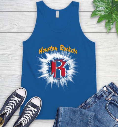 Houston Rockets NBA Basketball Rip Sports Tank Top 4