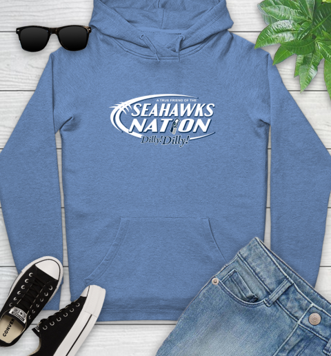 NFL A True Friend Of The Seattle Seahawks Dilly Dilly Football Sports Youth Hoodie 13