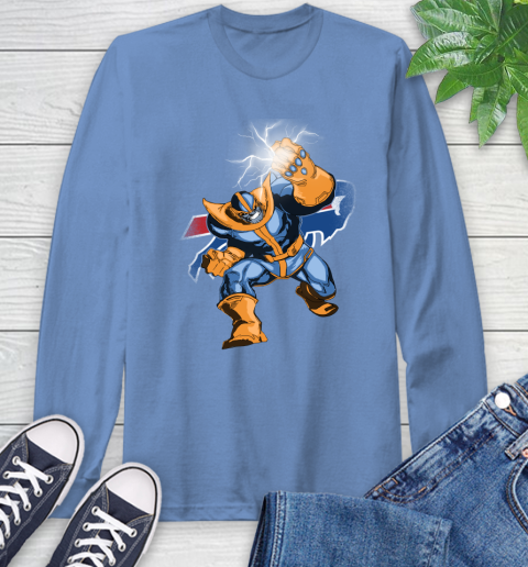 Buffalo Bills NFL Football Thanos Avengers Infinity War Marvel Long Sleeve T-Shirt 12