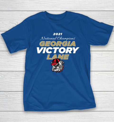 Uga National Championship Georgia Bulldogs Victory Lane 2022 Youth T-Shirt 7