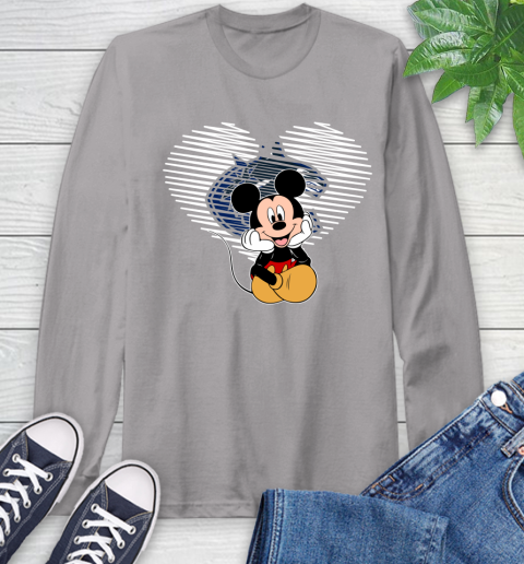 NHL Vancouver Canucks The Heart Mickey Mouse Disney Hockey Long Sleeve T-Shirt 6