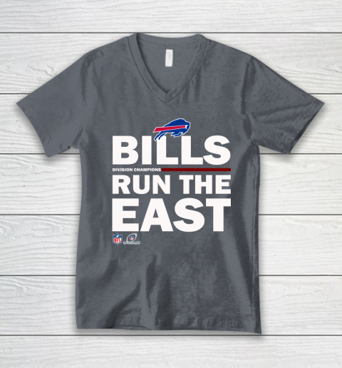 Bills Run The East Shirt V-Neck T-Shirt 3