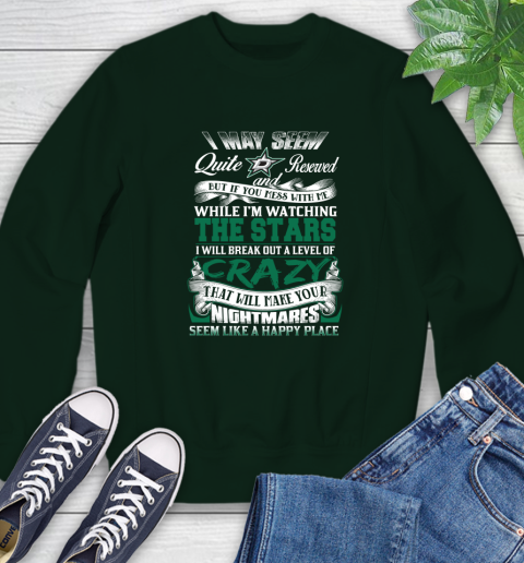 Dallas Stars NHL Hockey Don't Mess With Me While I'm Watching My Team Sweatshirt 12