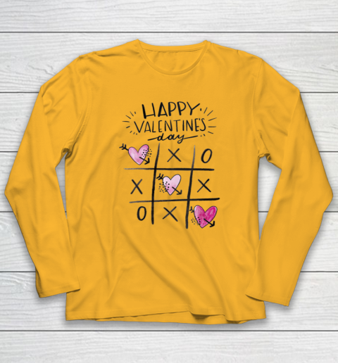 Love Happy Valentine Day Heart Lovers Couples Gifts Pajamas Long Sleeve T-Shirt 2