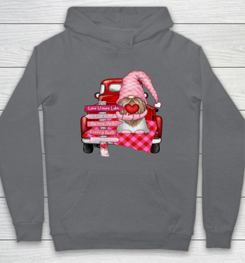 Valentine Vintage Red Truck Gnomes You And Me Valentines Day Hoodie 11