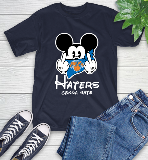 NBA New York Knicks Haters Gonna Hate Mickey Mouse Disney Basketball T Shirt T-Shirt 3
