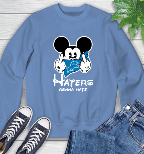 NFL Detroit Lions Haters Gonna Hate Mickey Mouse Disney Football T Shirt Sweatshirt 11
