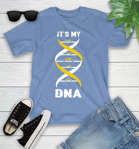 Los Angeles Chargers NFL Football It's My DNA Sports Youth T-Shirt 15