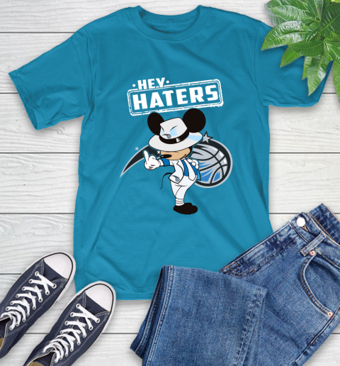 NBA Hey Haters Mickey Basketball Sports Orlando Magic T-Shirt 9