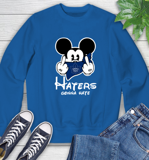 NHL Toronto Maple Leafs Haters Gonna Hate Mickey Mouse Disney Hockey T Shirt Sweatshirt 9