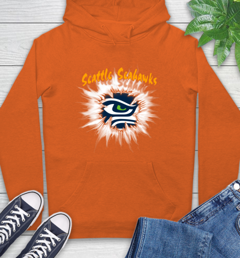 Seahawks ripped top hoodie