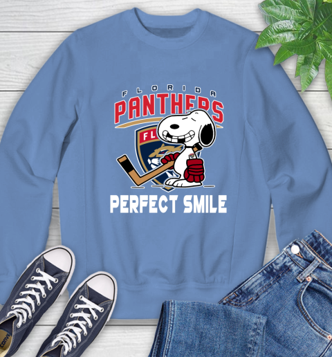 NHL Florida Panthers Snoopy Perfect Smile The Peanuts Movie Hockey T Shirt Sweatshirt 11